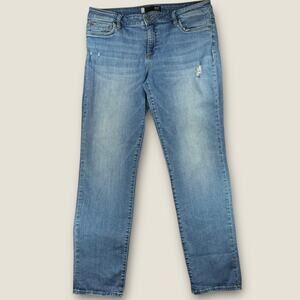 KUT from the Kloth Catherine Boyfriend Jeans Size 12 High Rise Distressed